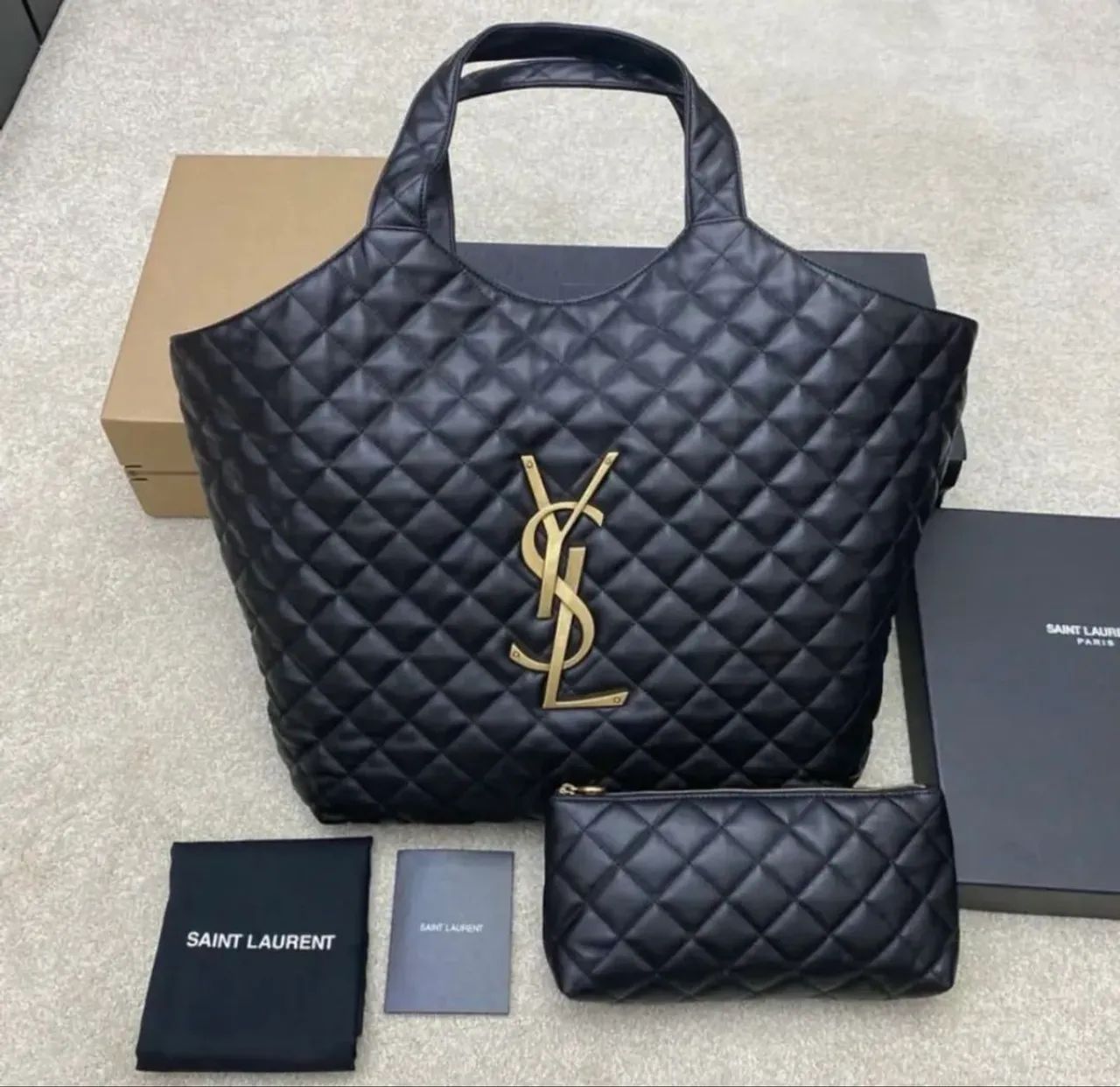Bolsa ysl preta metelassê - Foto 3