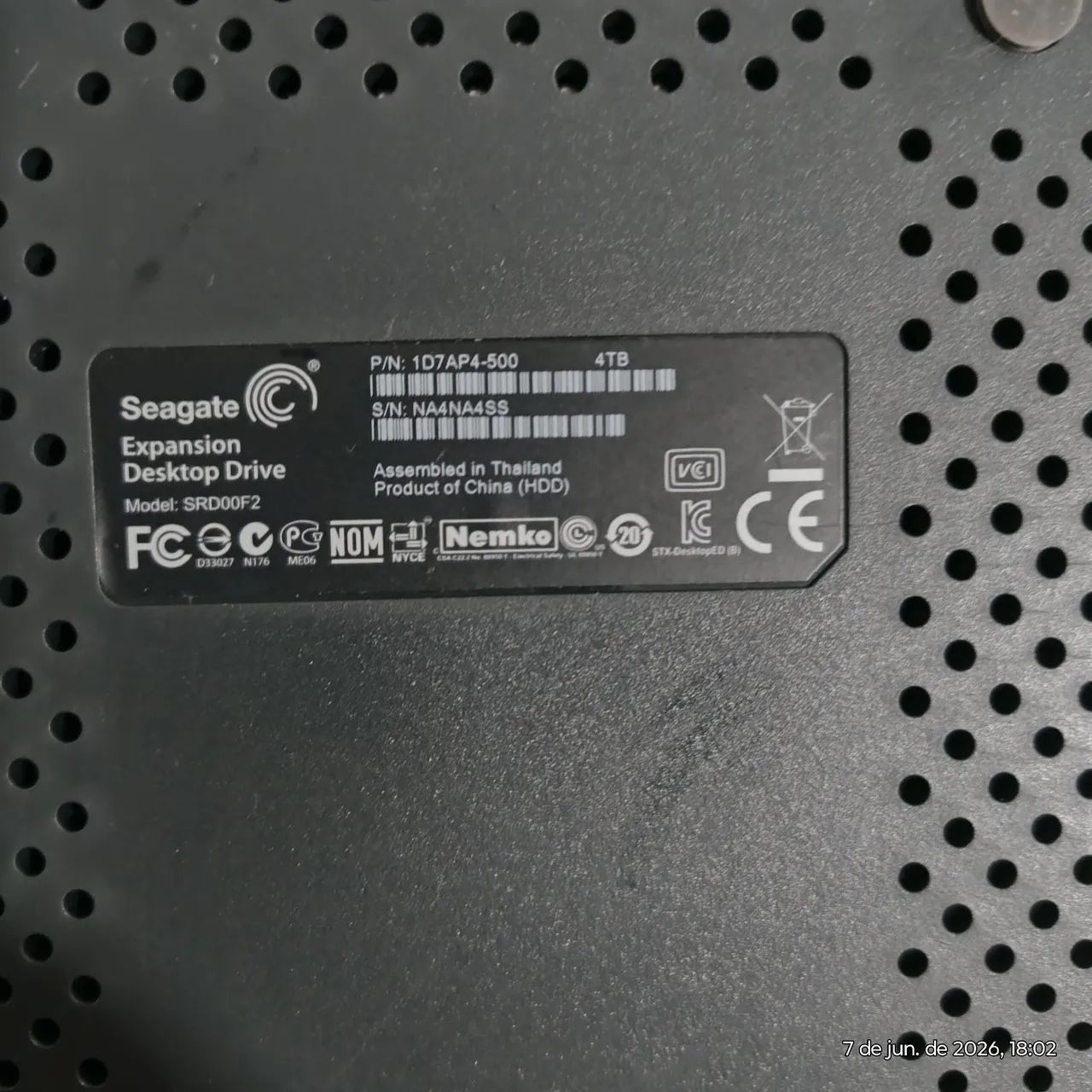 HD externo SEAGATE 4Tb - Foto 2