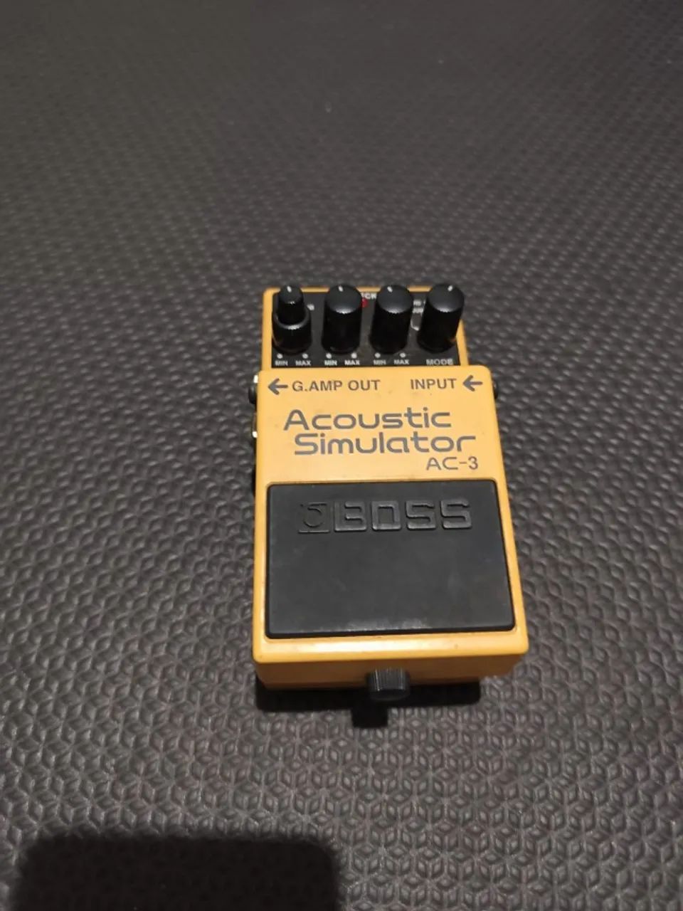 Pedal Para Guitarra Boss Ac-3 Acoustic Simulator Cor Amarelo