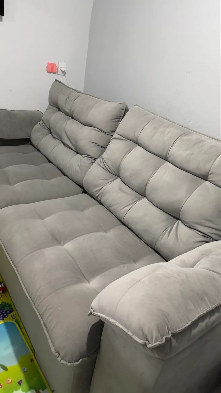 Sofá retrátil 4 lugares  - Foto 3