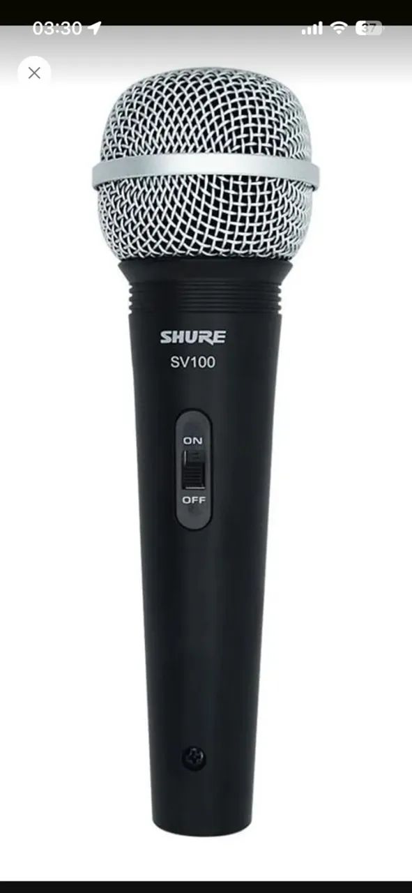 Microfone Shure SV100 Preto
