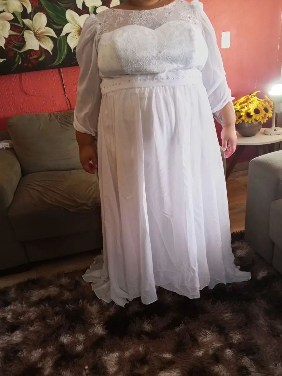 Vendo vestido de noiva plus size - Foto 4