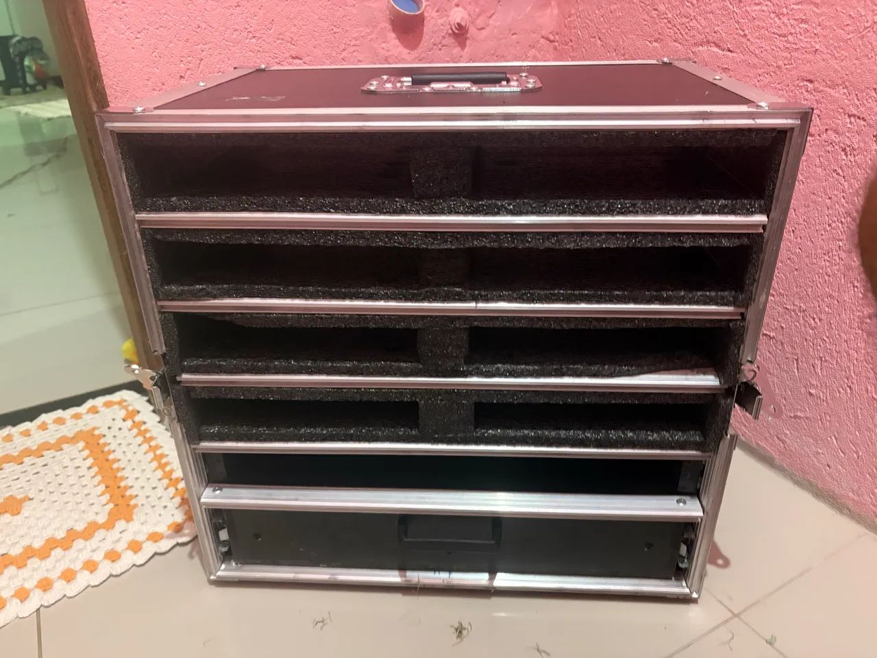 Wireless Microphone Rack Case with 8 Bases416602570757908482