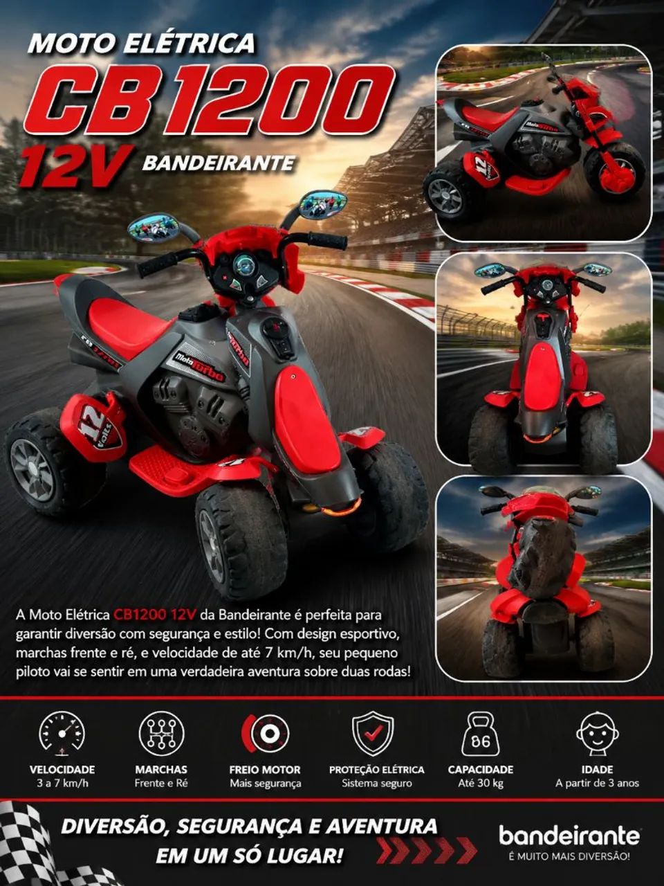 Moto Elétrica CB1200
