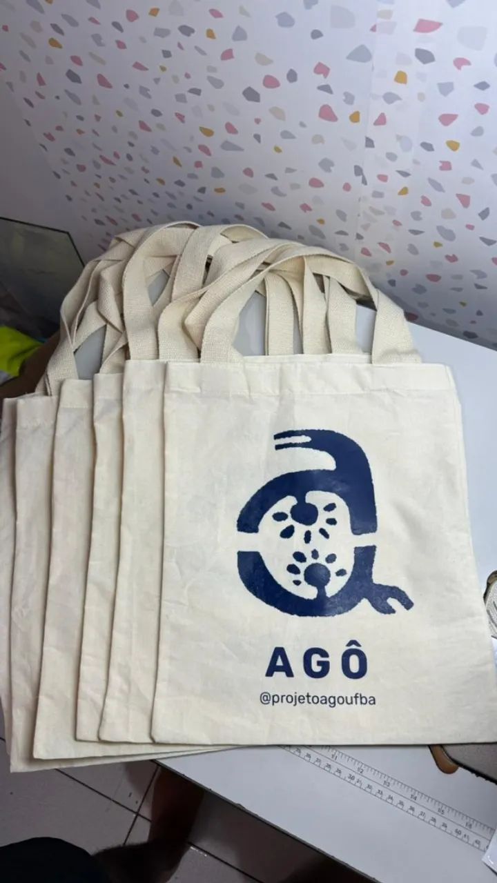 ECOBAG DE ALGODÃO CRU PERSONALIZADA - Foto 3