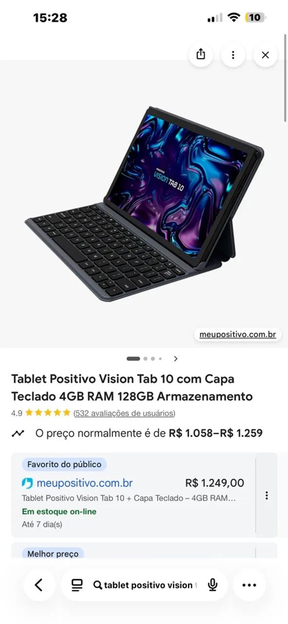 Tablet Positivo 10 polegadas 128GB novo! - Foto 2
