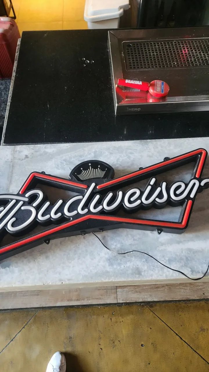 Placa luminosa budweiser - Foto 3