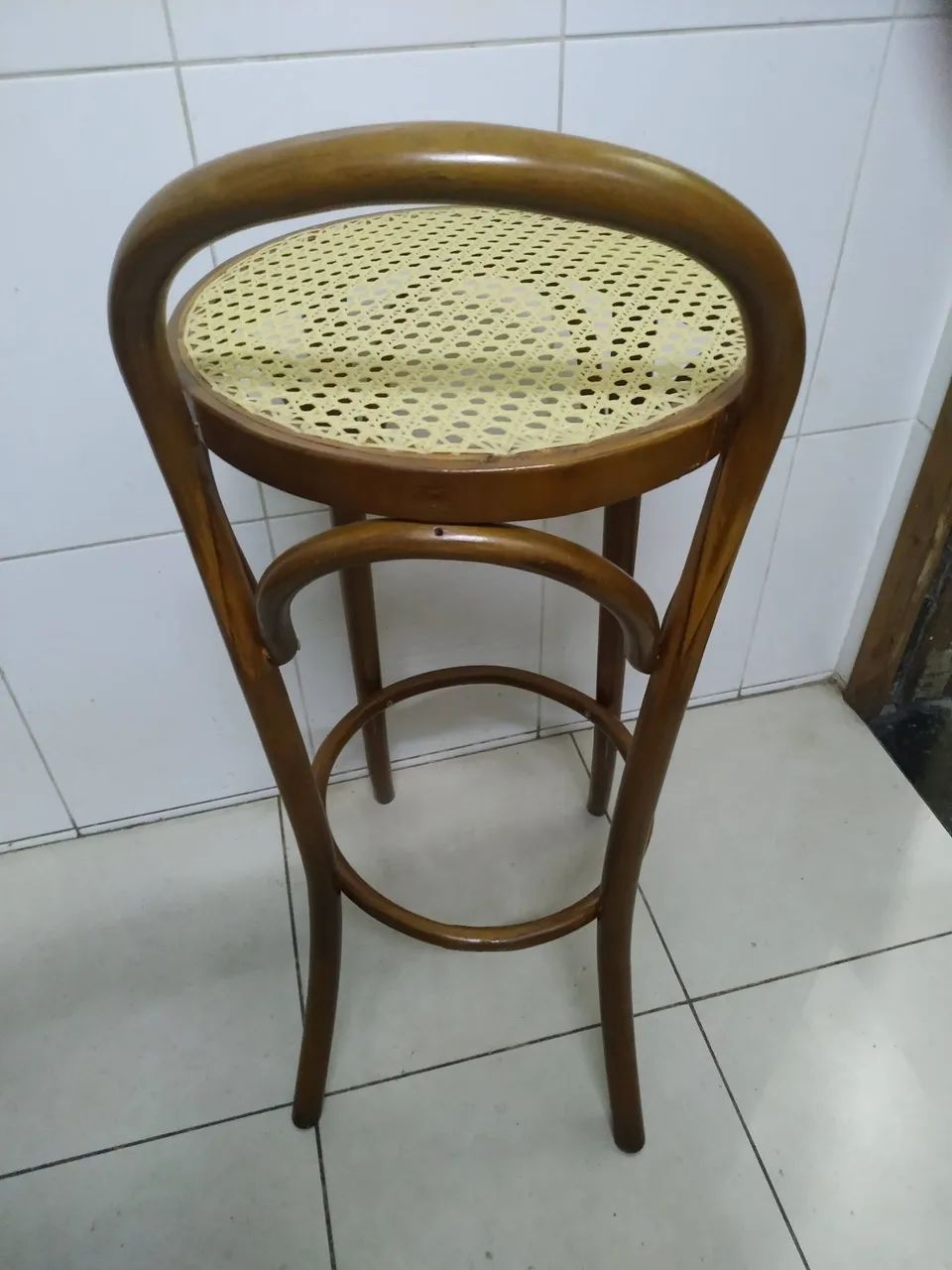 Banqueta Thonet com selo de fábrica original - Foto 5