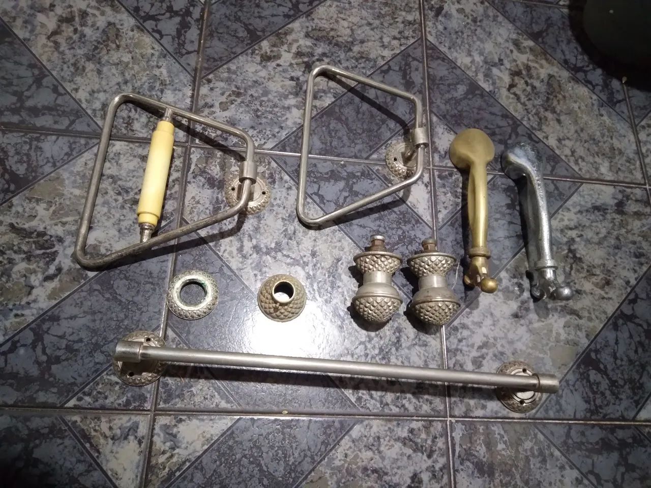 Acessórios  banheiro vintage década 80 - Foto 2