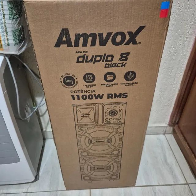 CAIXA DE SOM AMPLIFICADA AMVOX 1100W - BLUETOOTH - Foto 2