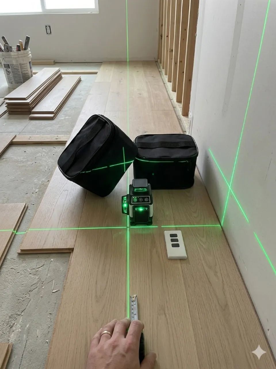 NÍVEL LASER PRACMANU 12 LINHAS VERDE - COMPACTO E PROFISSIONAL - Foto 2