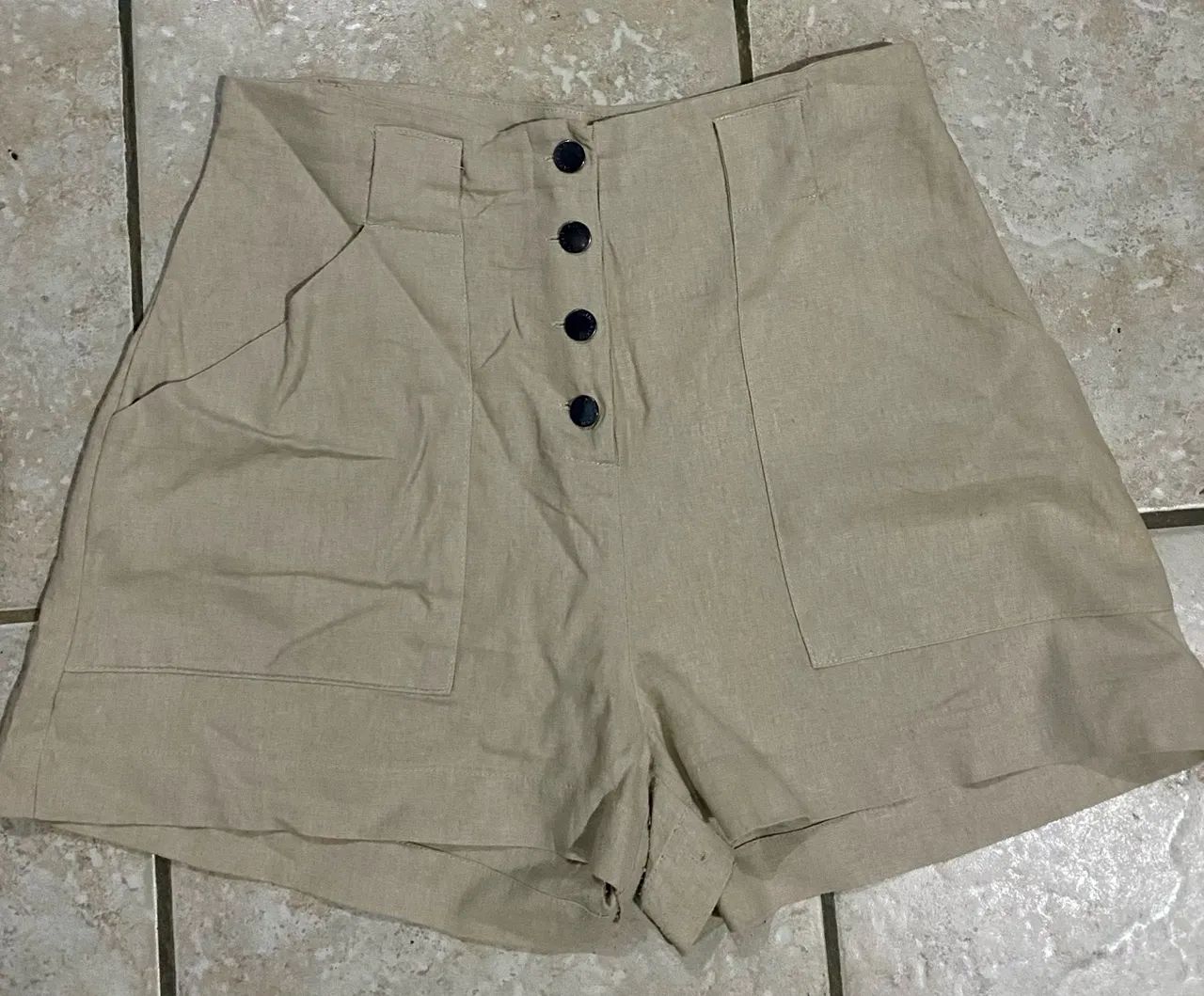 Short de linho P  - Foto 2