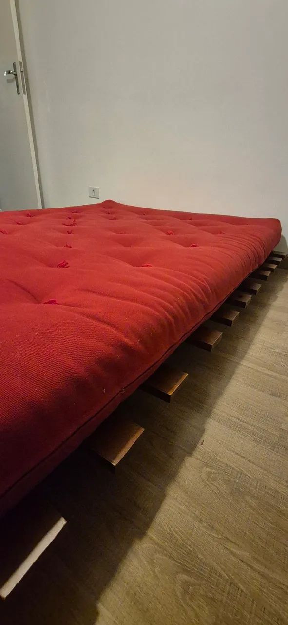 Futon sofá-cama casal modelo Tokio. Perfeito! - Foto 4