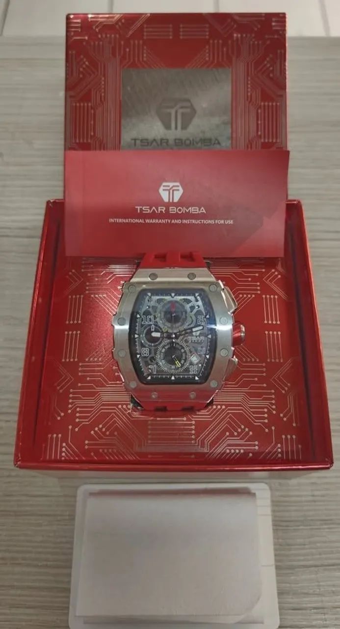 TSAR BOMBA Relógio Casual Luxo Masculino - Foto 2