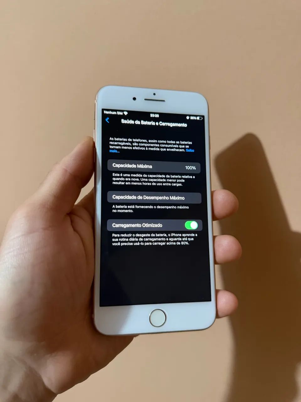 IPHONE 8 PLUS ZERADO, BATERIA 100% - Foto 2