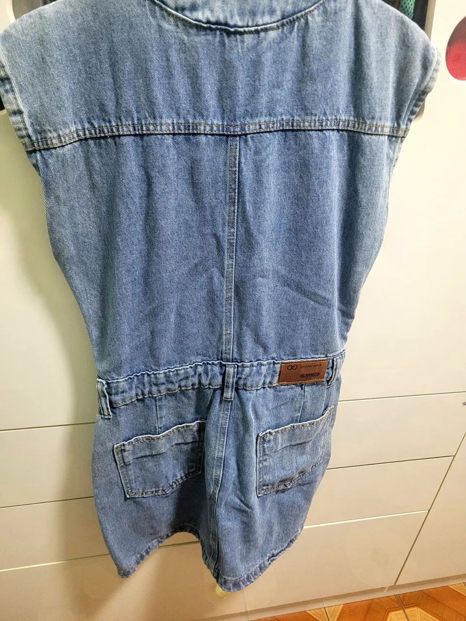 Vestido jeans curto  - Foto 2