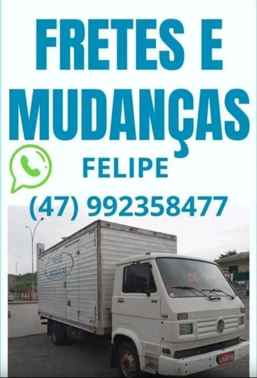 Frete Blumenau e região SC/RS e PR.