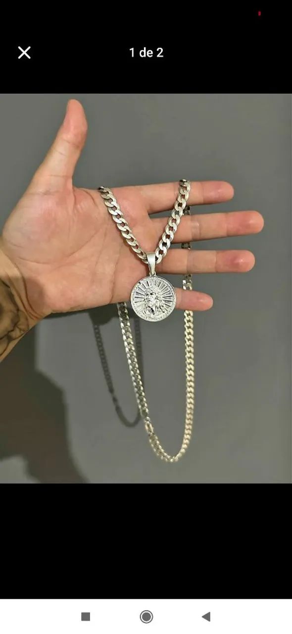 Cordão de prata 