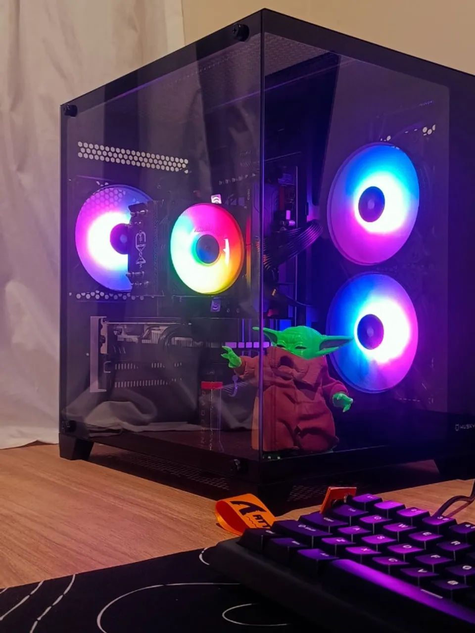 PC GAMER IMPECÁVEL COM RX 580 8GB  - Foto 4
