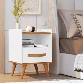 Mesa Cabeceira Par Retro 1 Gaveta - Oferta!! - Foto 3