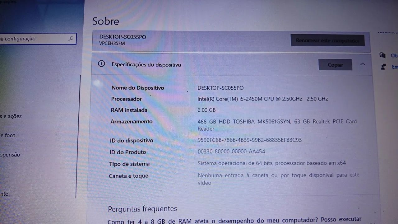 Sony Vaio Core i5 segunda geração  - Foto 5