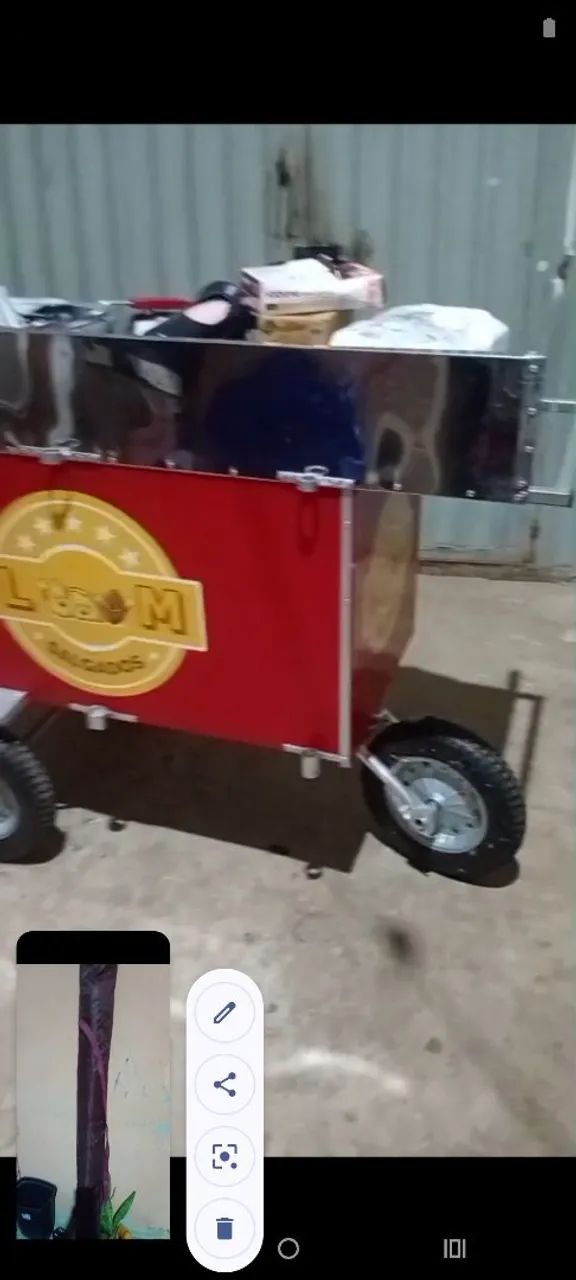 Carrinho ambulante 
