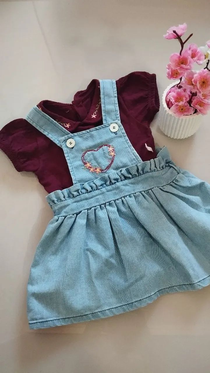 Conjunto de vestido e body