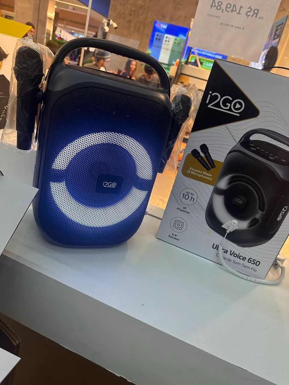 CAIXA DE SOM i2GO KARAOKÊ  - Foto 3