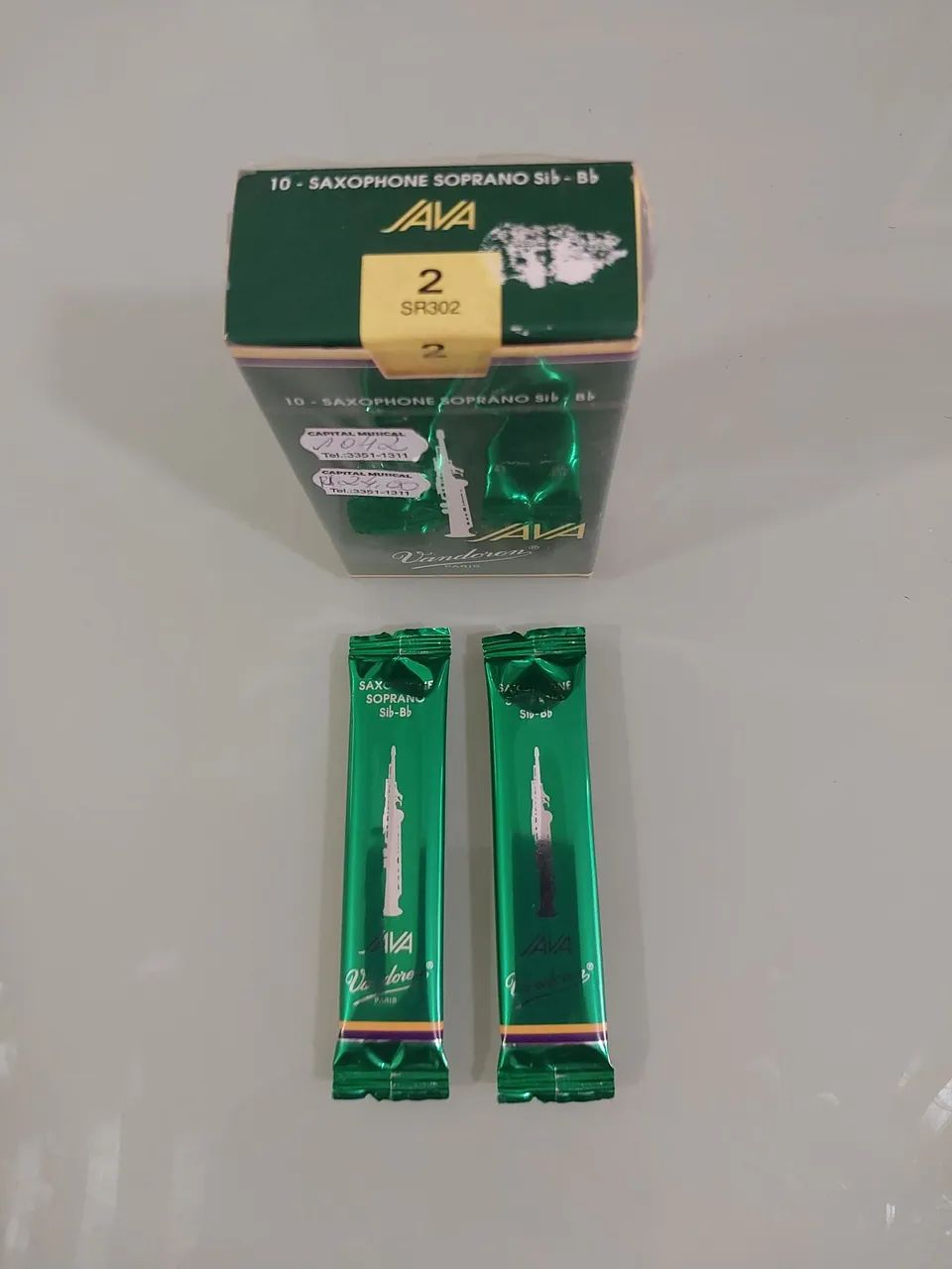 Palheta Java 2 sax soprano