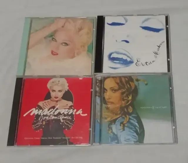 Lote 4 CDs Madonna You Can Dance/ Erotica/ Ray of Light/ Bedtime Stories