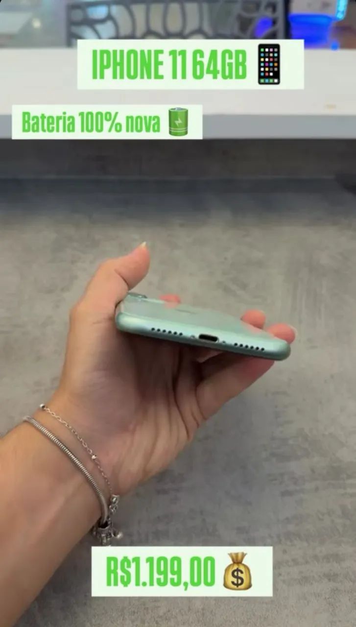 iPhone 11 64g em perfeito estado, saúde bateria 100% - Foto 4