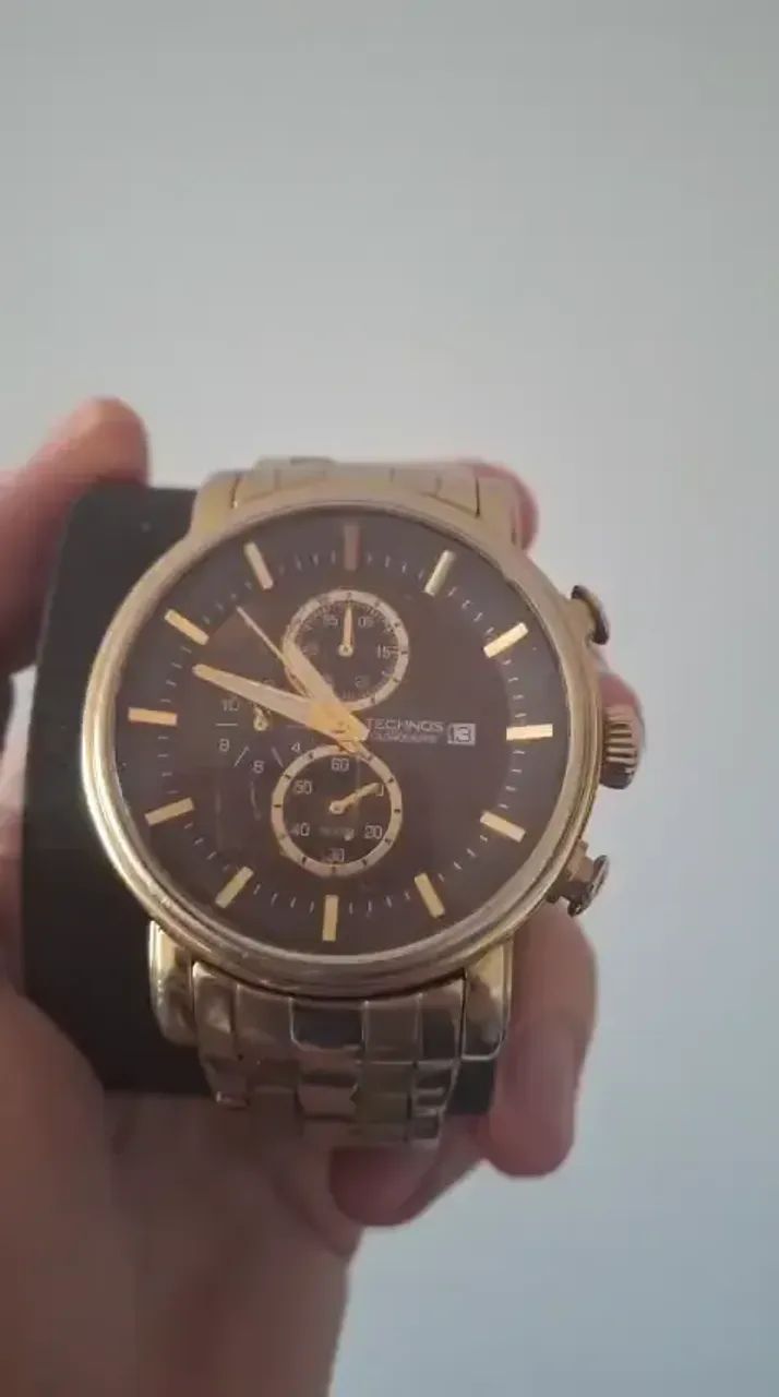 Relógio Armani Exchange Folheado a ouro. Oxidado - Foto 3