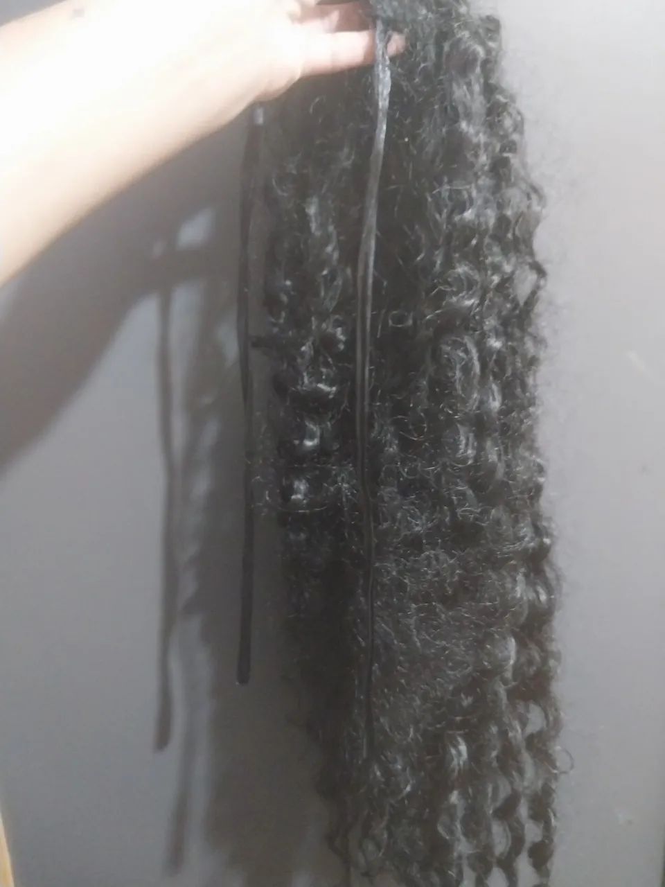 Rabo de cavalo cacheado preto - Foto 2