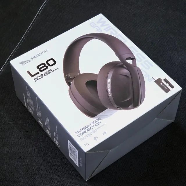 Headset Gamer Smailwolf L80 Preto - Triple-Mode e Som Surround