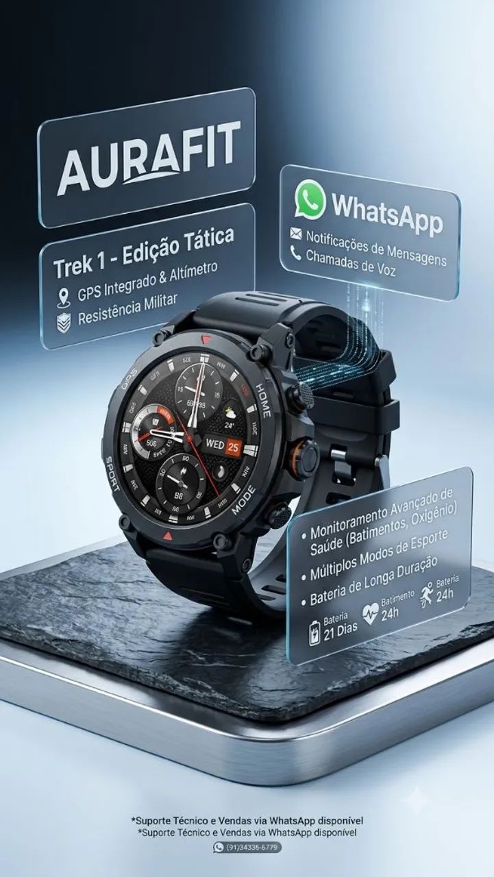 Relógio Aura fit G6
