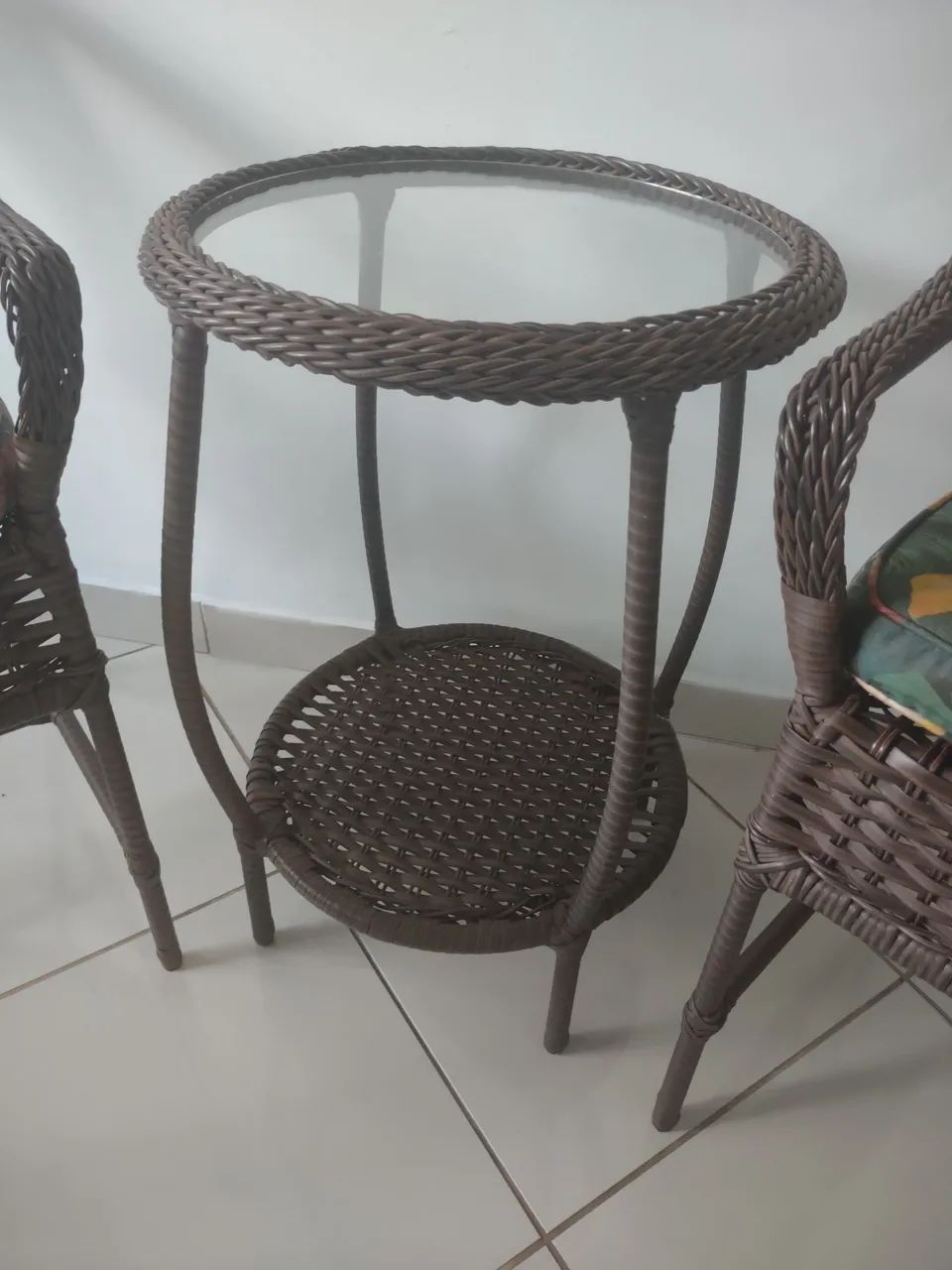 Conjunto mesa e 2 cadeiras varanda área de lazer - Foto 3