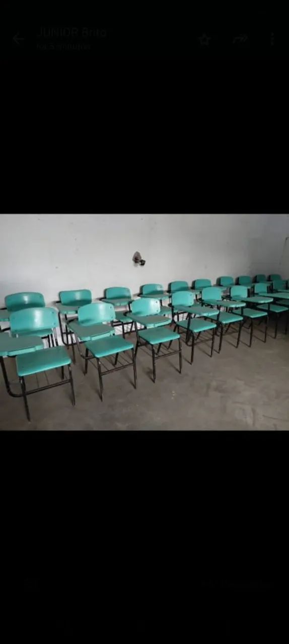 Cadeira escolar em polipropileno 