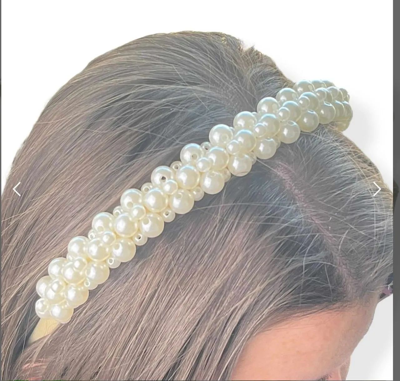 Tiaras Pérolas Bolas Grades e Pequenas - Foto 2