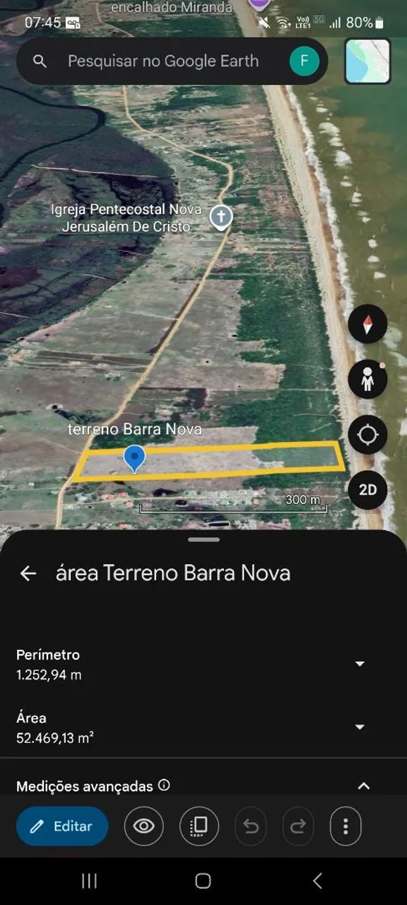 Terrenão PÉ NA AREIA!!!!