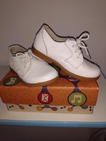 Sapato em couro branco - Foto 3