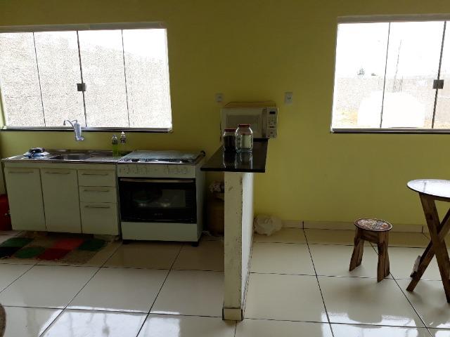 Casa nova, espaçosa com area de churrasqueira, 2quartos, 2 banheiros, lote de 400metros - Foto 13