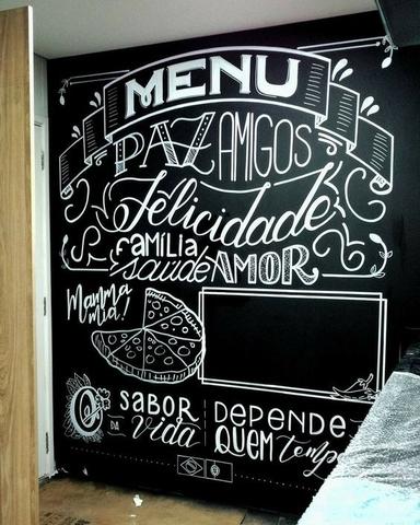Adesivação de paredes