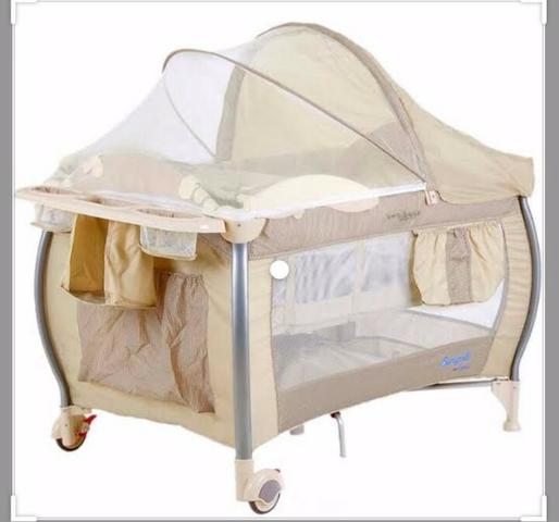 Berço Camping Bege