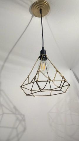 Lustre aramado industrial - Foto 3