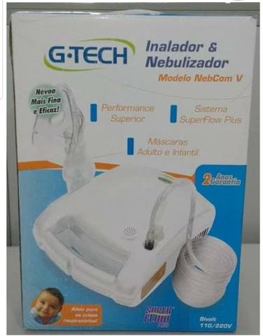 Inalador E Nebulizador G-tech Nebcom V Superflow Plus - Foto 2