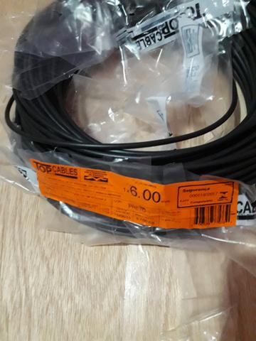 Cabo eletrico 6.0mm 75 metros