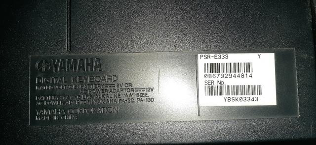 Teclado yamaha psr-E333 - Foto 3