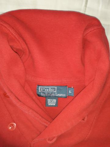 Blusa vermelha. Tamanho G. Polo Ralph Lauren. gola estilosa - Foto 5