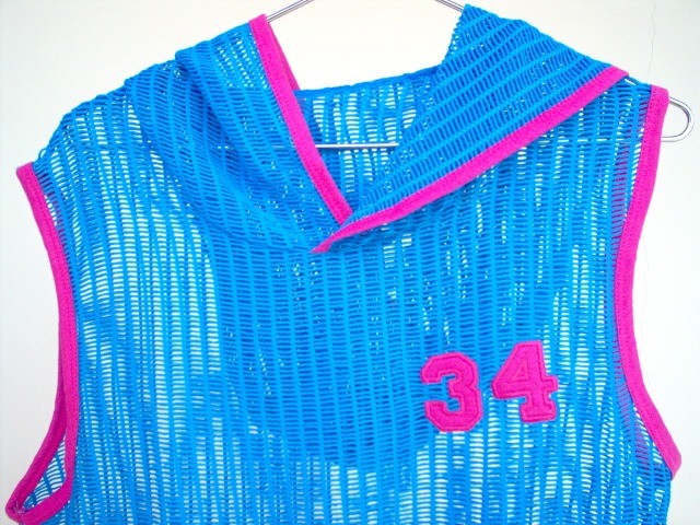 Blusa G Azul Academia Saida de praia Estilo telinha passeio liquida ponta de estoque