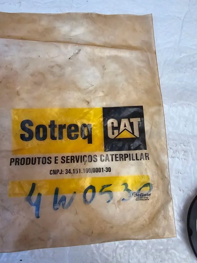 Escavadeira carregadeira mini escavadeira trator caterpillar anel retenção novo 4w0530 - Foto 2